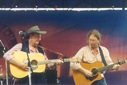 Slim Dusty and Jeff Mercer