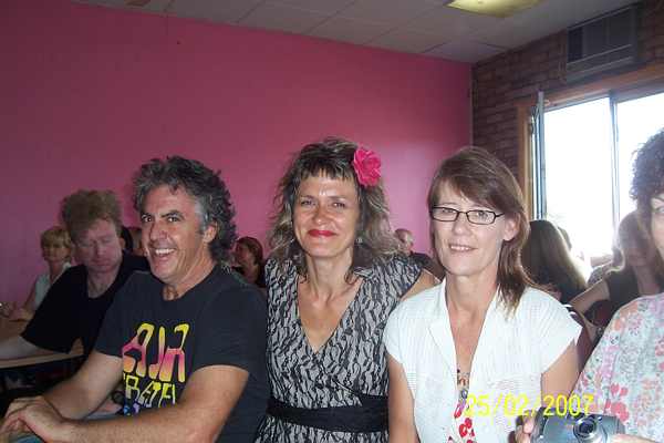 Geoff, Mary Heard and Bronwyn Stevens