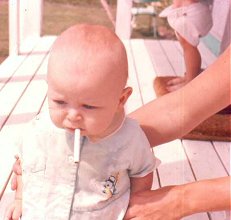 baby smoking